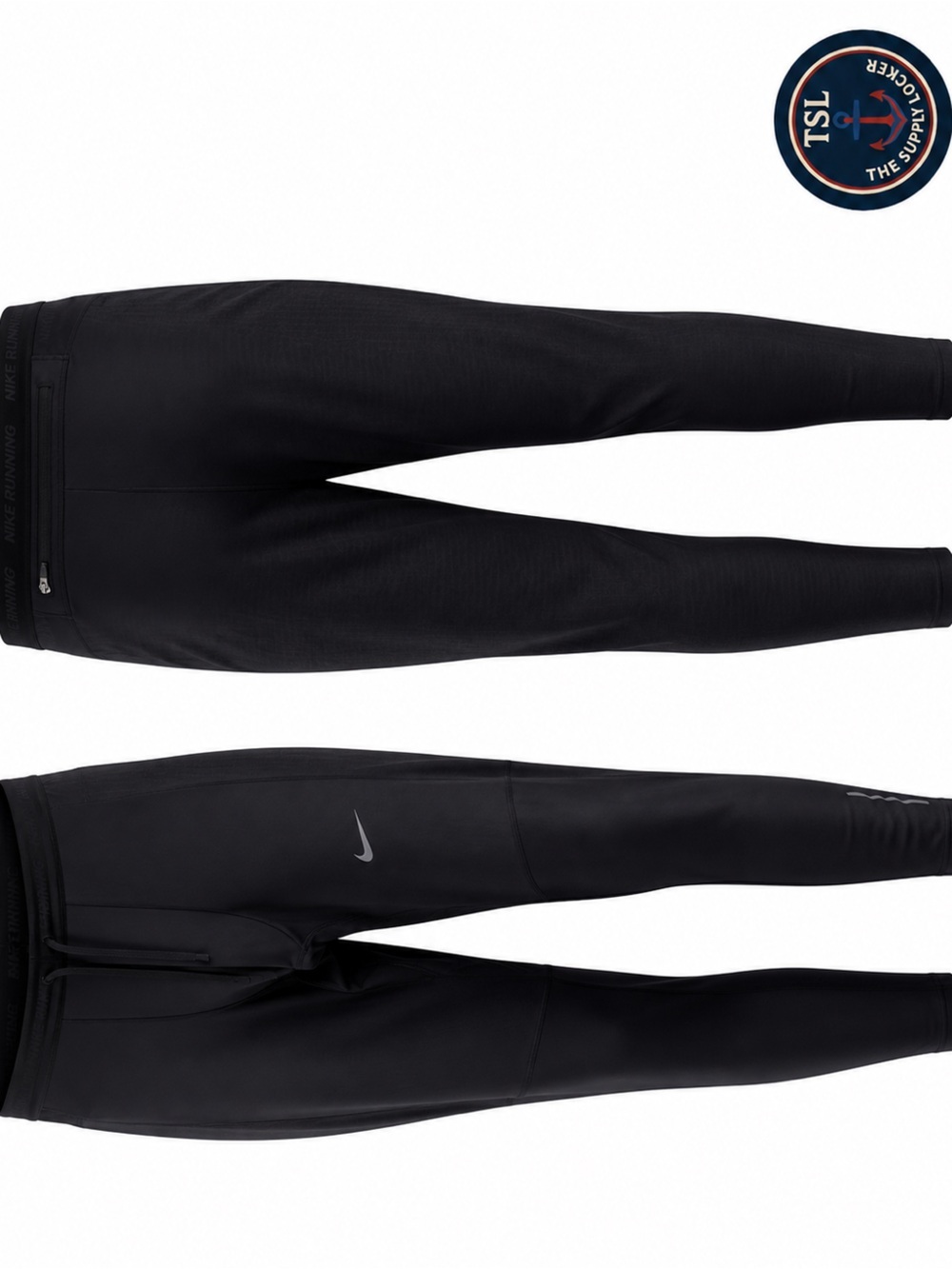 Nike Dri-FIT Running Tights Women’s Medium Black Athletic Compression Pants